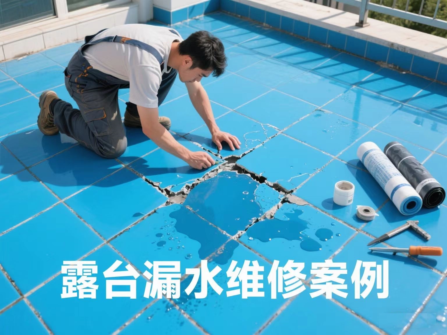 露臺(tái)漏水專利技術(shù)維修案例